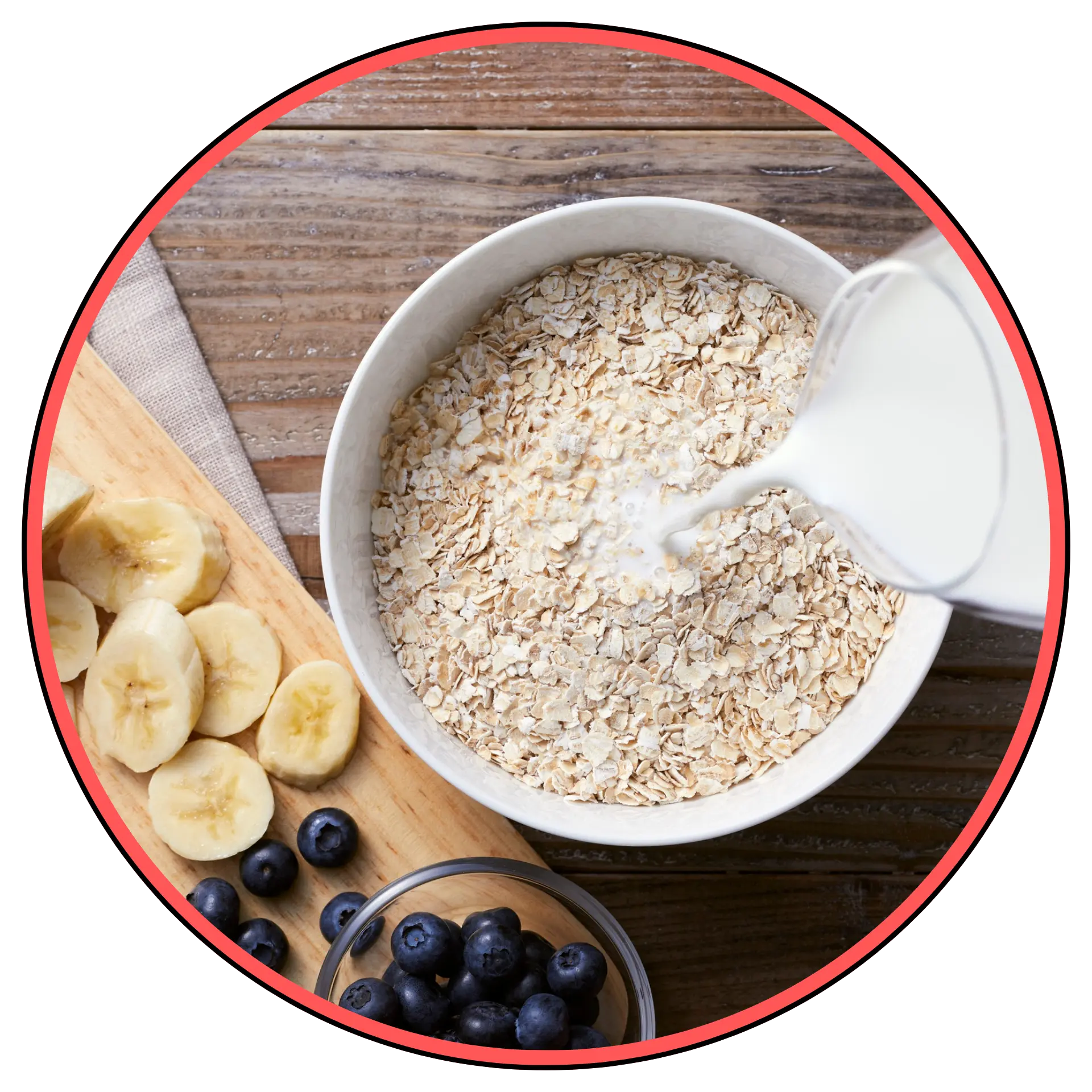 Avena con leche para empezar la mañana con energía