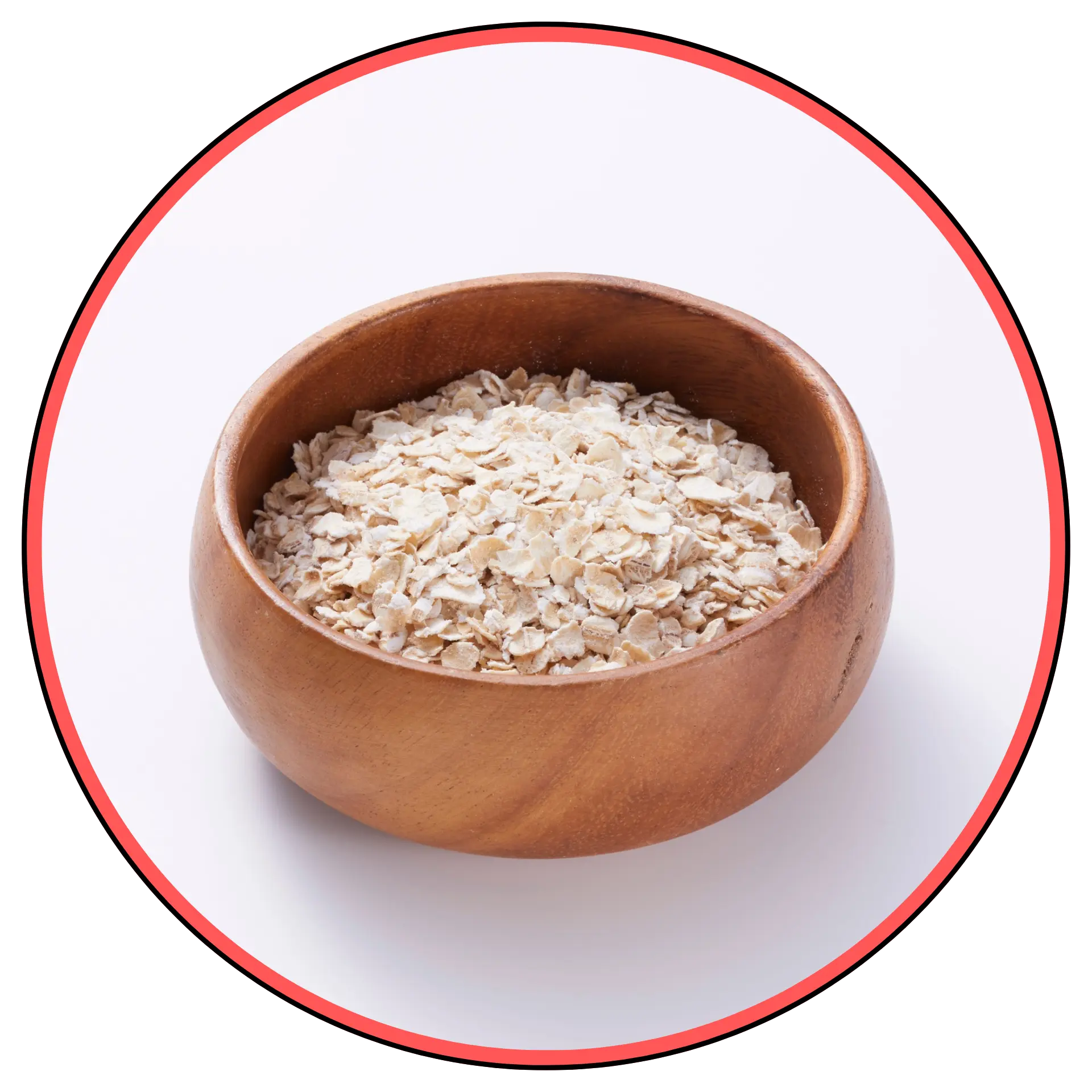 Plato de avena con quinua para desayuno nutritivo